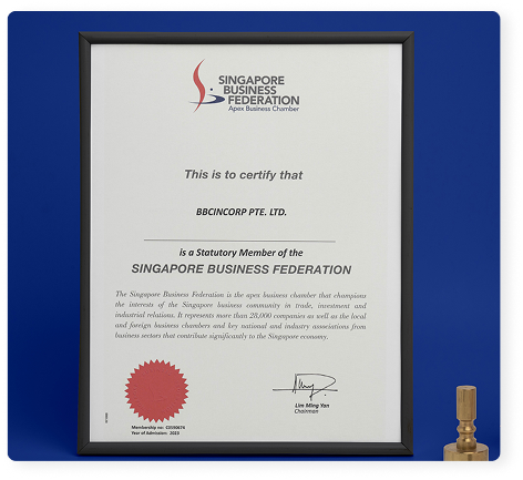 Proud member of the Singapore Business Federation
