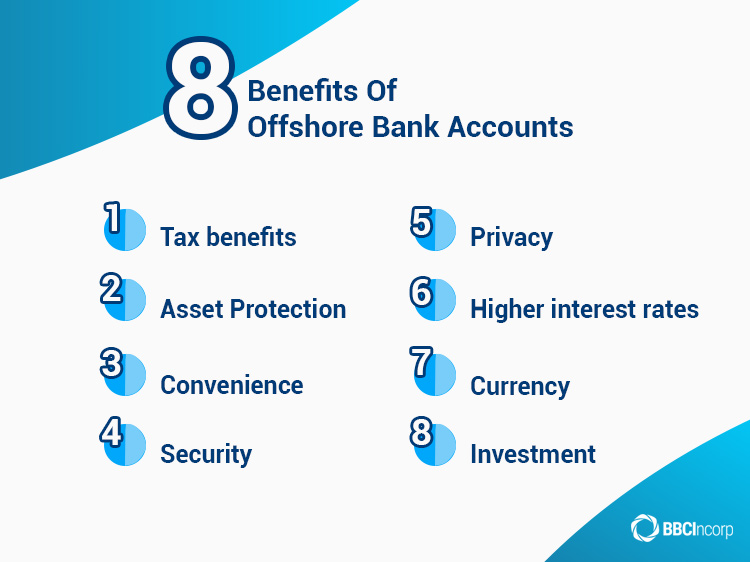 8 benefits of offshore bank account
