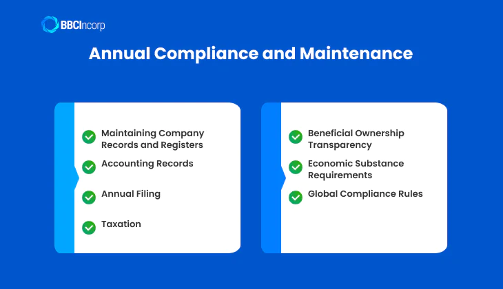 Annual Compliance and Maintenance for Exempted Company Cayman