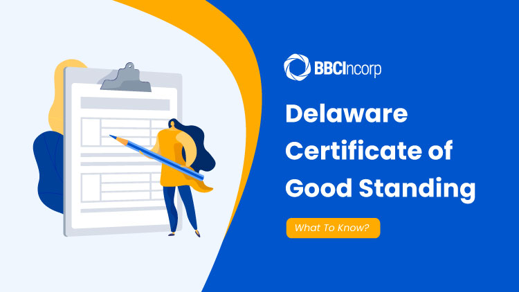 Delaware certificate of good standing