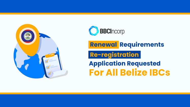 Announcement for Belize IBCs about renewal and re-registration