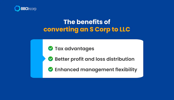 benefits of converting s corp to llc