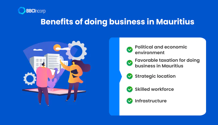 Benefits of doing business in Mauritius
