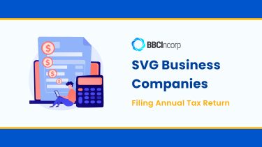SVG Business Companies filing annual tax return