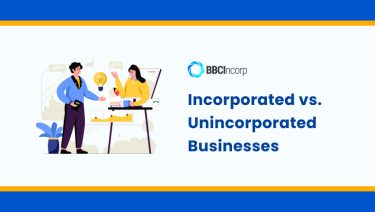 unincorporated vs incorporated business