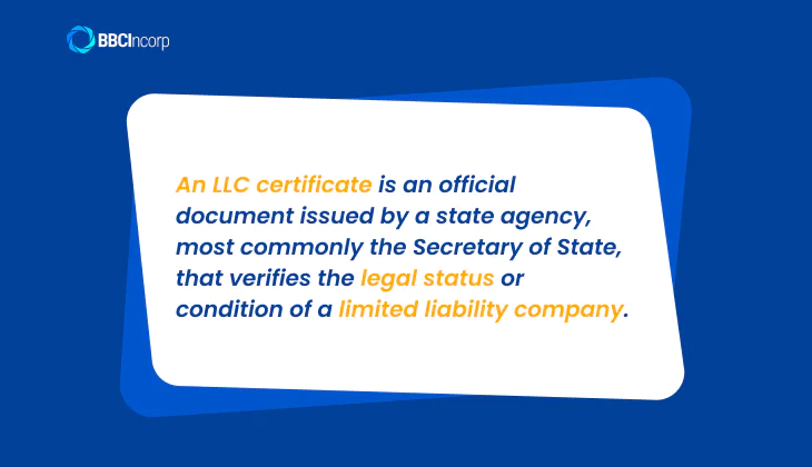 llc certification