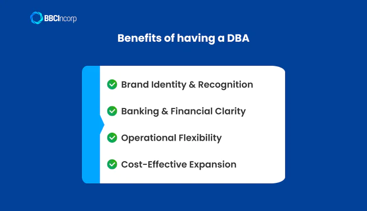 Benefits of a dba