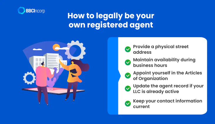 How to legally be your own registered agent
