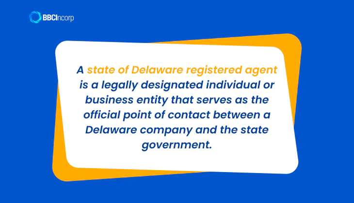 What is Delaware registered agent?
