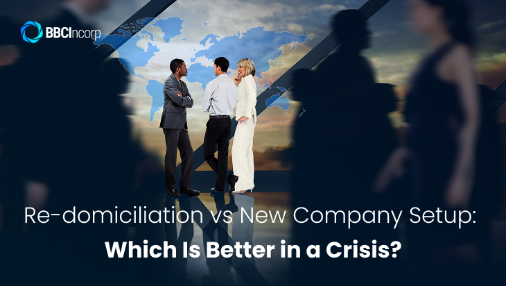 Redomiciliation vs new company