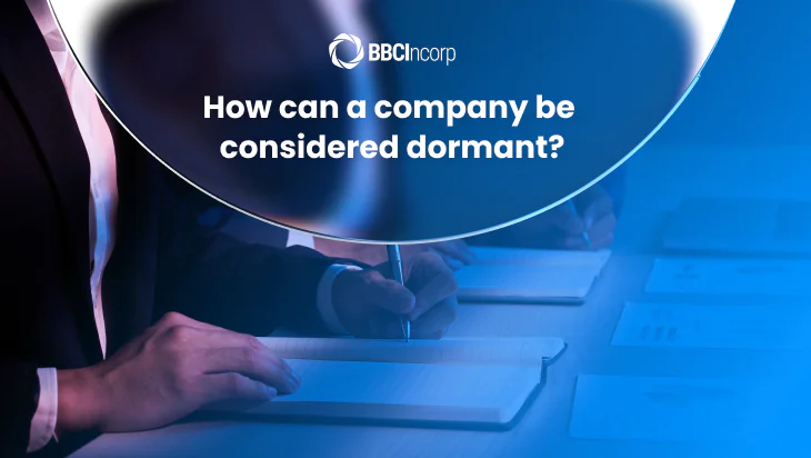 How can a company be considered dormant?