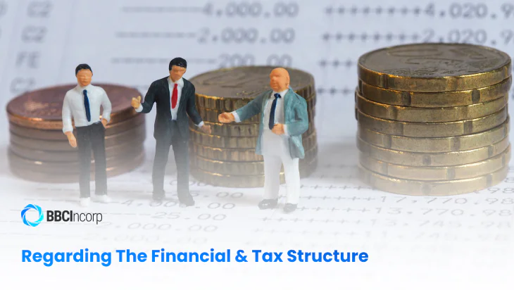 Regarding the financial & tax structure: 5 considerations