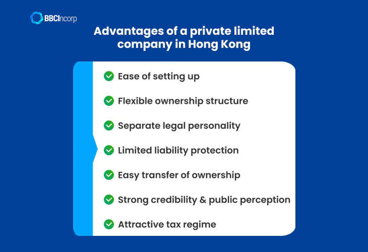 Advantages of a private limited company Hong Kong