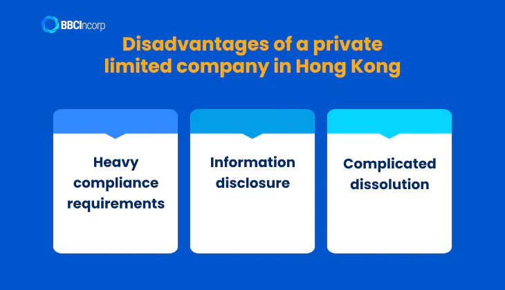 Disadvantages of a Hong Kong private limited company