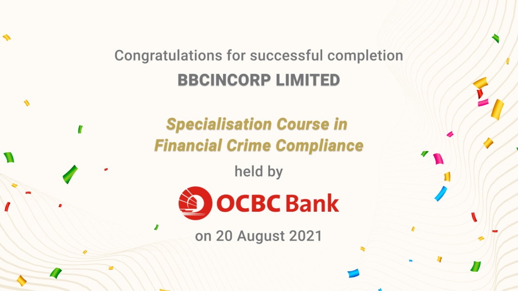 ocbc course certificate cover