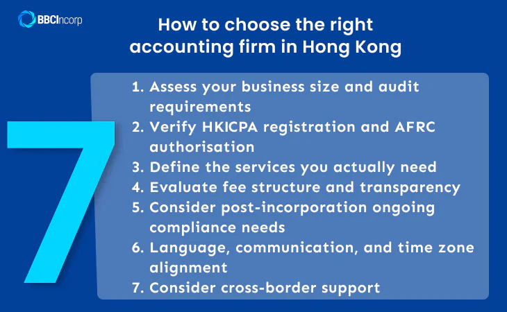 How to choose the right accounting firm in Hong Kong