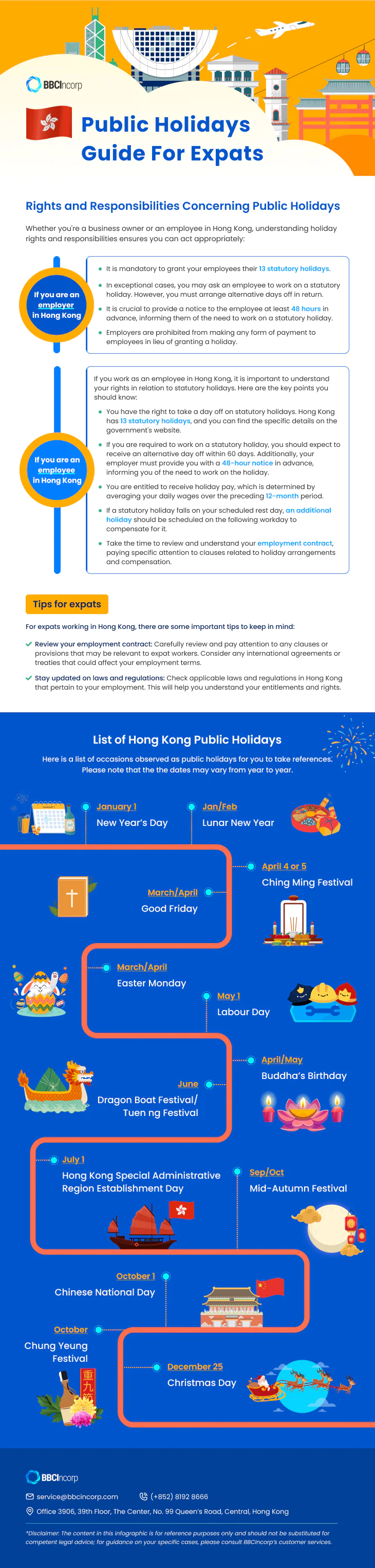 Hong Kong Public Holidays