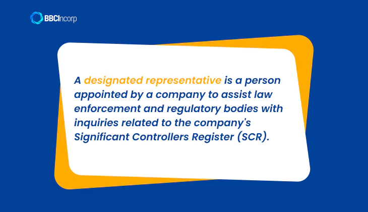 designated representative scr