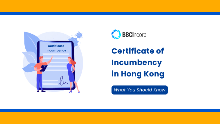 certificate of incumbency in Hong Kong