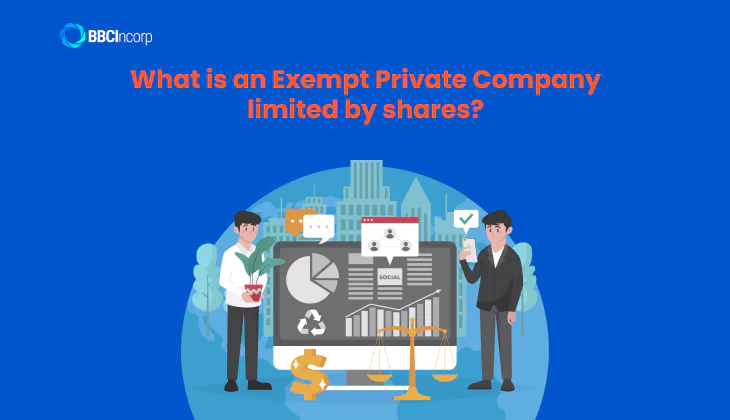 What is an exempt private company limited by shares?