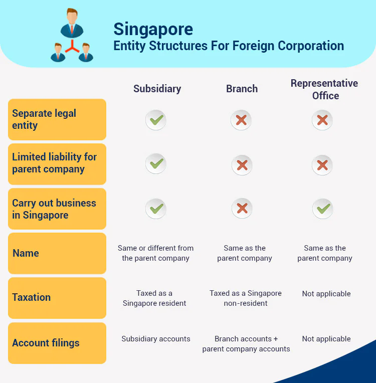 entity structures for overseas companies