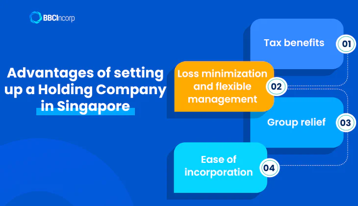 Advantages of setting up a holding company in Singapore