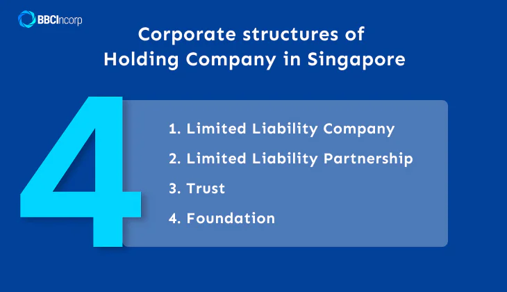 Corporate structures of holding company in Singapore