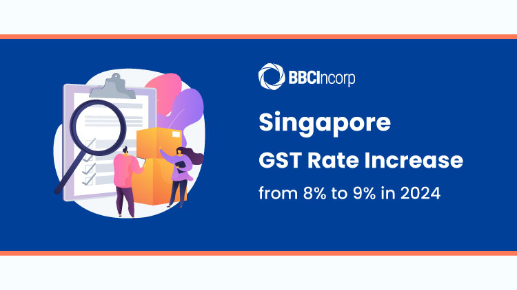 Singapore GST rate change in 2024