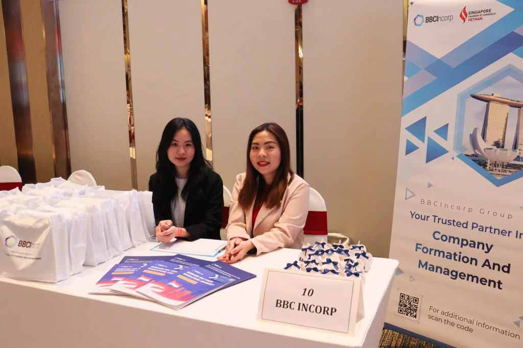 The BBCIncorp representative team at the event