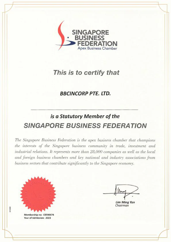 Statutory member of the SBF certificate