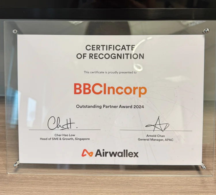 Outstanding Partner Award from Airwallex 